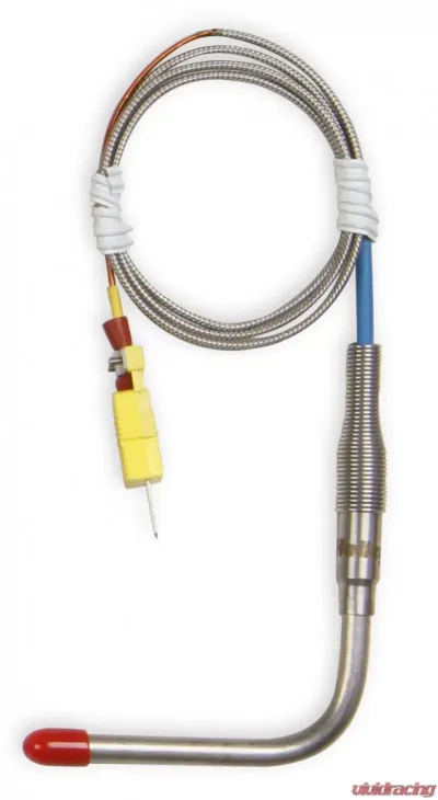 Holley EFI 1/4 EGT PROBE, OPEN TIP, 90DEG 60IN - 554-180