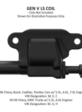 Holley EFI 5TH GEN LS REMOTE COIL RELOCATION BRACKET- BLACK                                     - 561-130 - Image 4