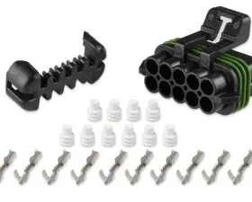 Holley EFI METRIPACK, 10 CAVITY,FEMALE,BLACK