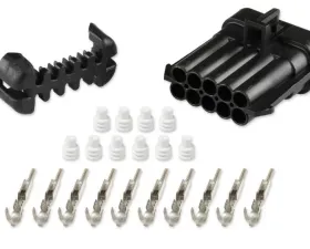 Holley EFI METRIPACK, 10 CAVITY, MALE, BLACK