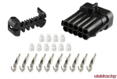 Holley EFI METRIPACK, 10 CAVITY, MALE, BLACK - 570-204