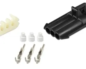 Holley EFI METRIPACK, 3 CAVITY, MALE, BLACK