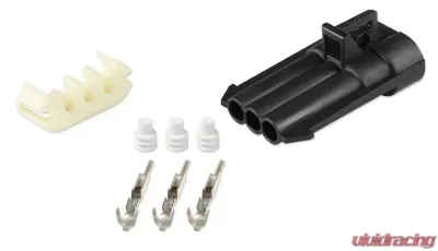 Holley EFI METRIPACK, 3 CAVITY, MALE, BLACK - 570-205