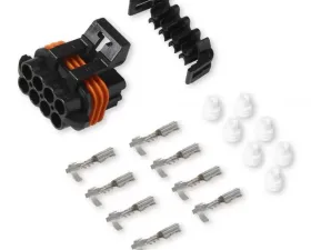 Holley EFI METRIPACK, 8 CAVITY, FEMALE, BLACK