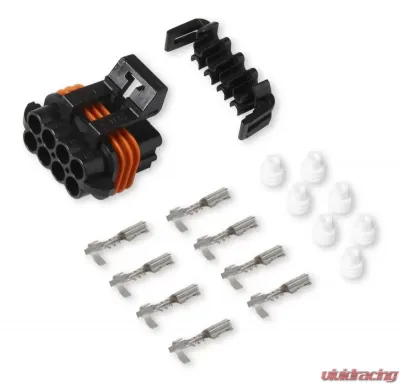 Holley EFI METRIPACK, 8 CAVITY, FEMALE, BLACK - 570-209