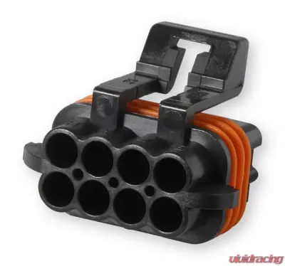 Holley EFI METRIPACK, 8 CAVITY, FEMALE, BLACK - 570-209