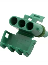 Holley EFI WEATHER PACK, 3 CAVITY, TOWER, GREEN                                     - 570-212 - Image 2