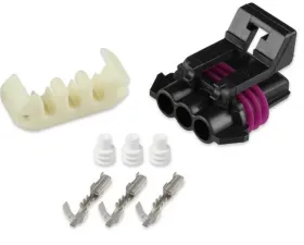 Holley EFI METRIPACK, 3 CAVITY, FEMALE, BLACK