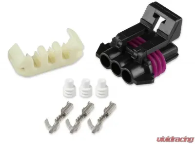 Holley EFI METRIPACK, 3 CAVITY, FEMALE, BLACK - 570-223
