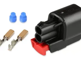 Holley EFI MX 150, 2 CAVITY, FEMALE, BLACK Ford 5.0L V8