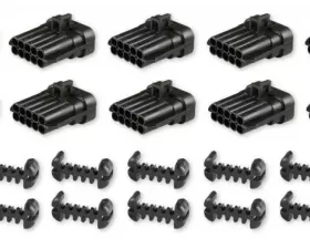 Holley EFI METRIPACK, 10 CAVITY, MALE, BLACK