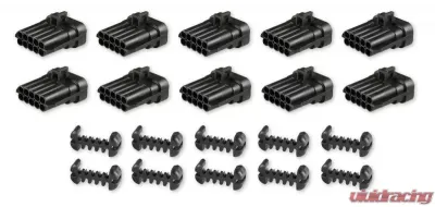 Holley EFI METRIPACK, 10 CAVITY, MALE, BLACK - 570-304