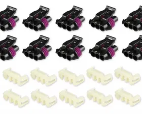 Holley EFI METRIPACK, 3 CAVITY, FEMALE, BLACK