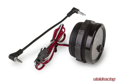 Holley EFI 2-1/16 VOLTAGE GAUGE, 0-18V, CAN, BLACK - 553-126