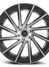 Blade BRVT-457 Tundra Wheel 26x9.5 6x139.7 25mm Black Machined                                     - BRT-457269561397+25GBM - Image 2