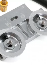 Trans-Dapt Performance Double Oil Filter Relocation Kit For LS Oil Pans with-10AN fittings                                     - 1016 - Image 4