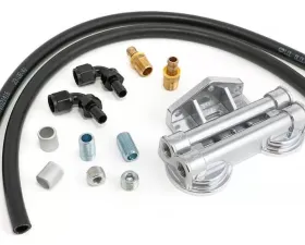 Trans-Dapt Performance Double Oil Filter Relocation Kit For LS Oil Pans with-10AN fittings