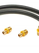 Trans-Dapt Performance 24 in. Oil Filter Relocation Bracket Hose Kit                                     - 1032 - Image 3