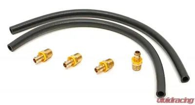 Trans-Dapt Performance 24 in. Oil Filter Relocation Bracket Hose Kit - 1032