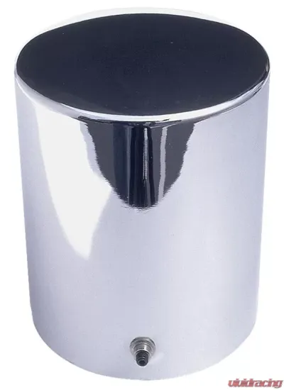 Trans-Dapt Performance 3-11/16 in. Diameter by 4-9/32 in. Tall CHROME Oil Filter Cover - 1070