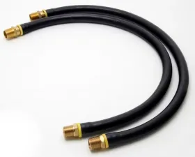 Trans-Dapt Performance 72 in. Oil Filter Relocation Bracket Hose Kit
