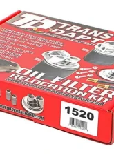 Trans-Dapt Performance CAST ALUMINUM OIL FILTER RELOCATION KIT; HORIZONTAL PORTS Cadillac                                     - 1520 - Image 3