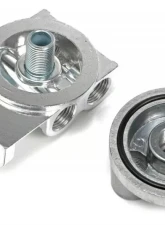 Trans-Dapt Performance CAST ALUMINUM OIL FILTER RELOCATION KIT; HORIZONTAL PORTS                                     - 1558 - Image 2