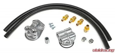 Trans-Dapt Performance CAST ALUMINUM OIL FILTER RELOCATION KIT; 90 DEGREE BYPASS Cadillac - 1620