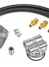 Trans-Dapt Performance CAST ALUMINUM OIL FILTER RELOCATION KIT; 90 DEGREE BYPASS Cadillac                                     - 1620 - Image 3