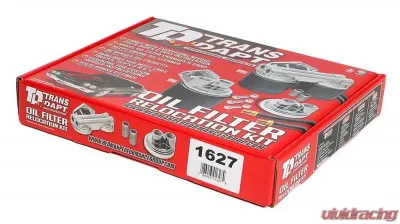 Trans-Dapt Performance CAST ALUMINUM OIL FILTER RELOCATION KIT; 90 DEGREE BYPASS Cadillac - 1627