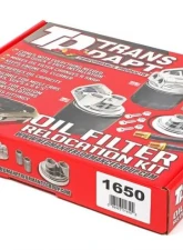 Trans-Dapt Performance CAST ALUMINUM OIL FILTER RELOCATION KIT; 90 DEGREE BYPASS Cadillac Escalade 1999-2000                                     - 1650 - Image 3