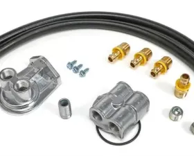 Trans-Dapt Performance CAST ALUMINUM OIL FILTER RELOCATION KIT; 90 DEGREE BYPASS Cadillac Escalade 1999-2000