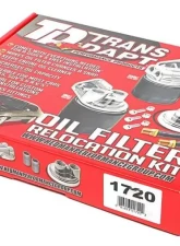 Trans-Dapt Performance CAST ALUMINUM OIL FILTER RELOCATION KIT; 90 DEGREE BYPASS Cadillac                                     - 1720 - Image 3