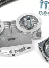 Trans-Dapt Performance CAST ALUMINUM OIL FILTER RELOCATION KIT; 90 DEGREE BYPASS Cadillac                                     - 1720 - Image 2