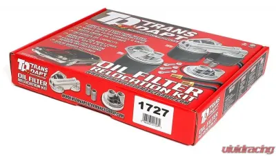 Trans-Dapt Performance CAST ALUMINUM OIL FILTER RELOCATION KIT; 90 DEGREE BYPASS Cadillac - 1727