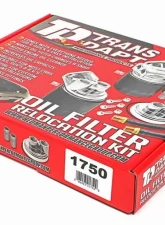 Trans-Dapt Performance CAST ALUMINUM OIL FILTER RELOCATION KIT; 90 DEGREE BYPASS Cadillac Escalade 1999-2000                                     - 1750 - Image 3