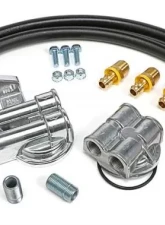 Trans-Dapt Performance CAST ALUMINUM OIL FILTER RELOCATION KIT; 90 DEGREE BYPASS Cadillac Escalade 1999-2000                                     - 1750 - Image 3