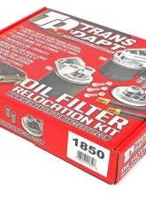 Trans-Dapt Performance CAST ALUMINUM OIL FILTER RELOCATION KIT; 90 DEGREE BYPASS; HORIZONTAL PORTS Cadillac Escalade 1999-2000                                     - 1850 - Image 3