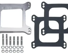 Trans-Dapt Performance 1-13/16 in. Tall; HOLLEY/AFB 4BBL 8 LEVELING BLOCK; Open- CAST ALUM Carb Spacer