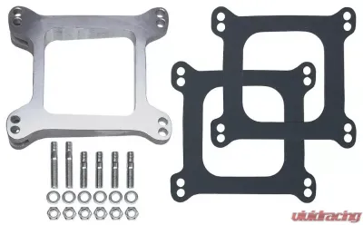 Trans-Dapt Performance 1-13/16 in. Tall; HOLLEY/AFB 4BBL 8 LEVELING BLOCK; Open- CAST ALUM Carb Spacer - 2008