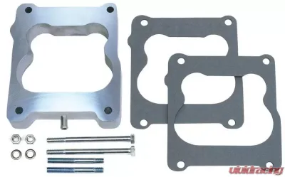 Trans-Dapt Performance 1 in. Tall, QUADRAJET SPACER with PCV- Open- CAST ALUMINUM Carburetor Spacer - 2009