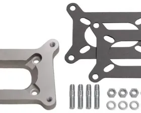 Trans-Dapt Performance 1/2 in. Tall, Holley 2BBL to Rochester Manifold Carburetor Adapter-Cast Aluminum