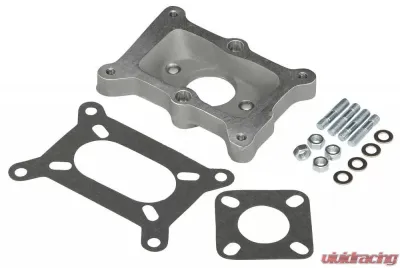 Trans-Dapt Performance 1-1/4 in. Tall, Holley 2BBL to Chevy Straight 6 Mani. Carb Adapter-Cast Aluminum - 2041