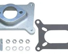 Trans-Dapt Performance 1-3/4 in. Tall, Holley 2BBL to Ford I6 Manifold Carb Adapter-Cast Aluminum