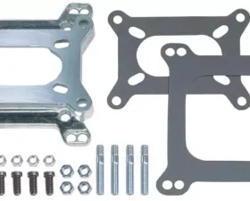 Trans-Dapt Performance 15/16 in., 2BBL Carb to 4BBL Intake Manifold Carburetor Adapter -Cast Aluminum