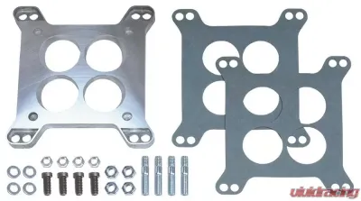 Trans-Dapt Performance 1/2 in. Tall, Universal 4BBL Adapter Carburetor Adapter -Cast Aluminum - 2090