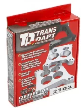 Trans-Dapt Performance 1 in. Tall, HOLLEY/AFB 4BBL SPACER with PCV -Open- CAST ALUMINUM Carb. Spacer                                     - 2103 - Image 6