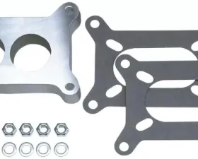 Trans-Dapt Performance 1 in. Tall, HOLLEY 2BBL SPACER -Ported- CAST ALUMINUM Carburetor Spacer