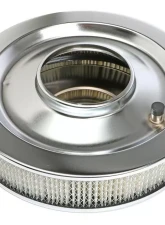 Trans-Dapt Performance PERFORMANCE-Style Air Cleaner (Paper); 14 in. Diam; 3 in. Tall, -CHROME                                     - 2146 - Image 2