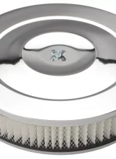 Trans-Dapt Performance PERFORMANCE-Style Air Cleaner (Paper); 14 in. Diam; 3 in. Tall, -CHROME                                     - 2146 - Image 4